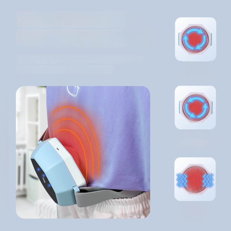 Bērniem paredzēts automātisks vēdera masieris – vēdera masāžas ierīce ar karstu kompresiju, kneading un imitētu roku masāžu, modelis MS-033