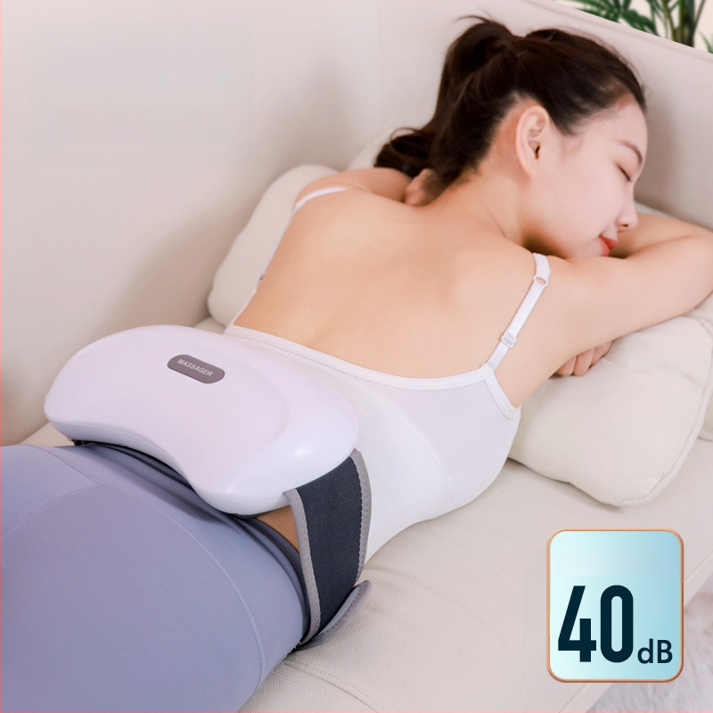 F5 Mājas lietošanai paredzēts divu disku vēdera masieris ar karsto kompresiju un mīcīšanu, strāvas padeve no tīkla, vadība ar pogu, gudrs taimeris