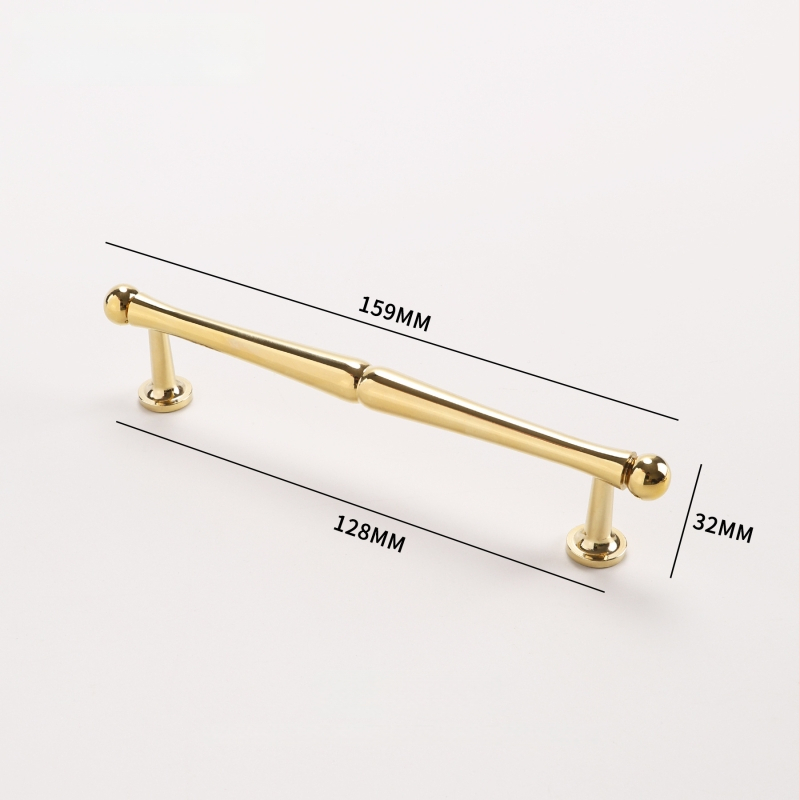 Spintos durų ir stalčiaus rankenėlė – prancūziško stiliaus iš vario, CNC apdirbimas, modelis 2983, Nado