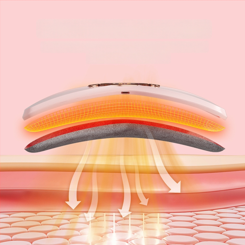 Uzlādējama infrasarkanais apkures masāžas josta Ng-708, 4 ātrumi, 50–65°C, 410 g