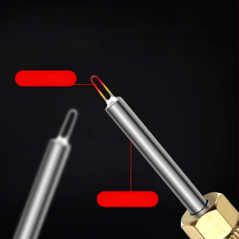 510 serijos keičiamasis antgalis litavimo įrankiui – pieštuko stiliaus karšto laidininko galvutė