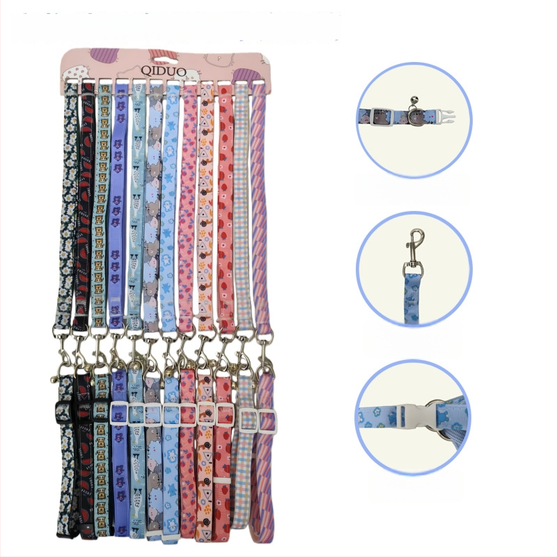 Katės pavadėlio ir apykaklės rinkinys (Nailonas; Reguliuojamas; Prekės ženklas: Spiritual Essence; Traction belt)