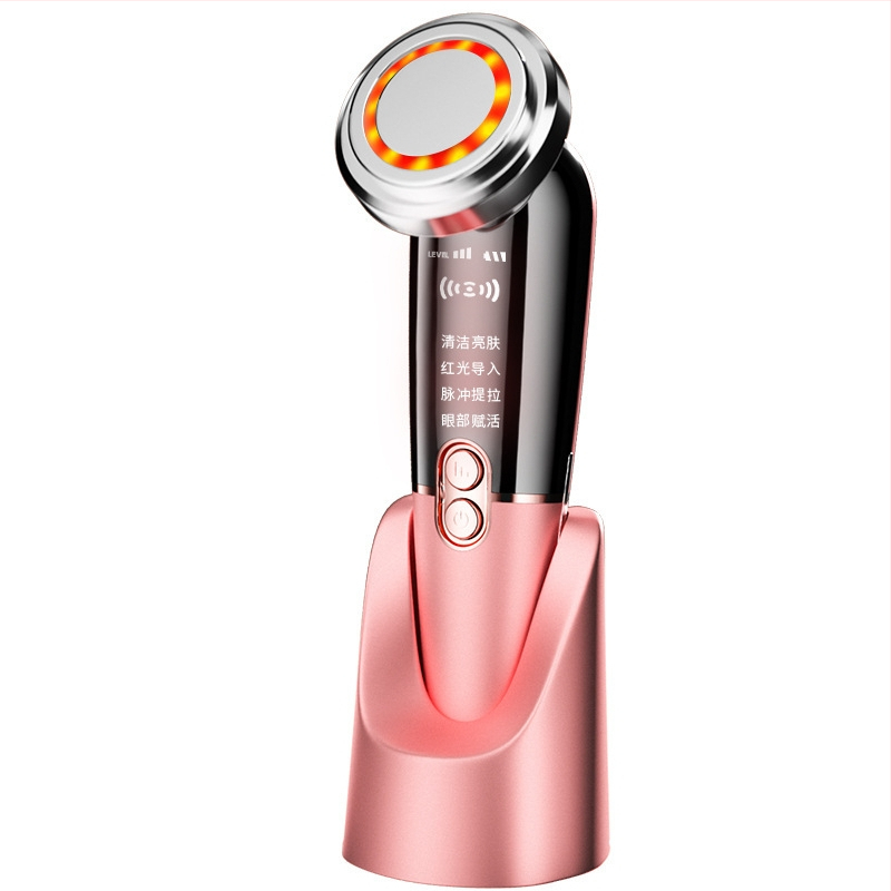 Veido mikromasažuoklis su mikro srove, USB įkrovimas, įmontuota 500–800 mAh baterija, nešiojamas, namų naudojimui