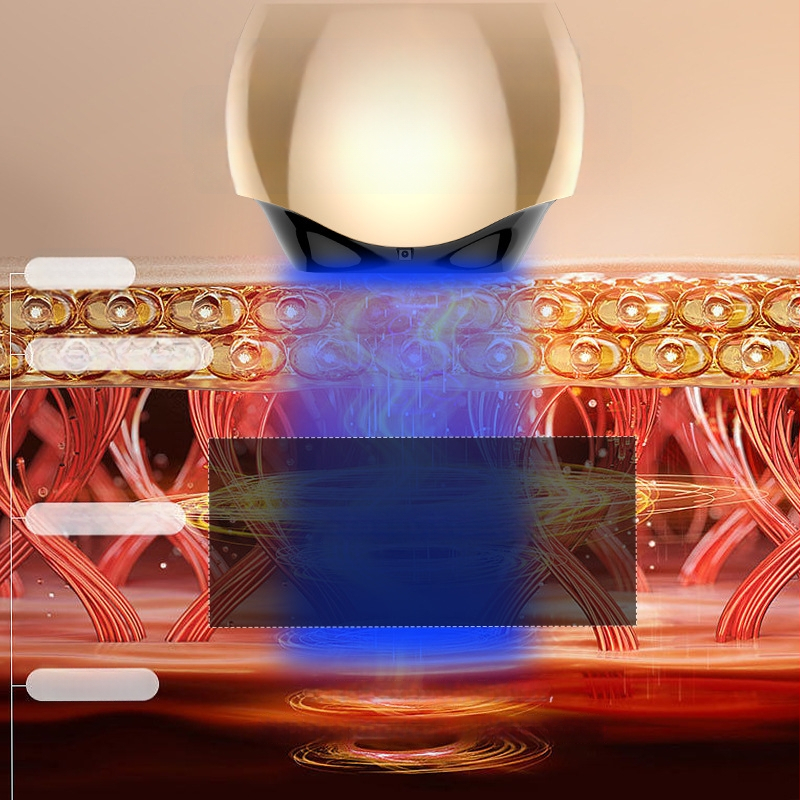 Veido masažuoklis – nešiojamas, įmontuota baterija 1000–1200 mAh, odos atjauninimas, IPX0