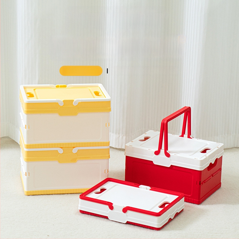 Sulankstoma saugykla automobiliui bagažinėje – PP plastikas, rankinis nešiojimas, talpa 5–10 L