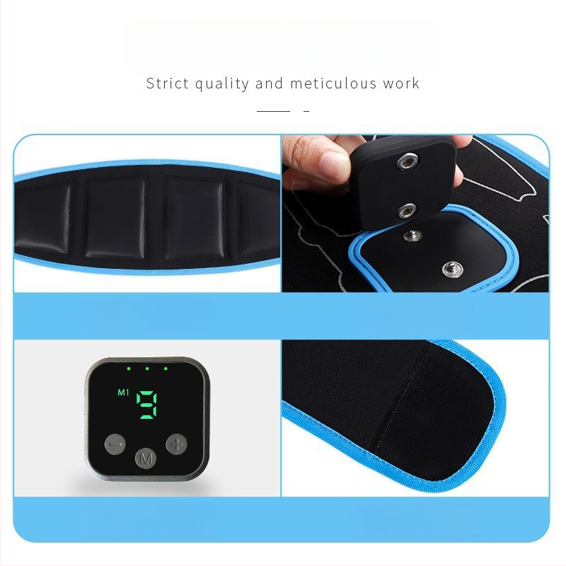 EMS pilvo treniruoklis – įkraunamas, kompiuterinė kontrolė, 8+ masažo galvutės, bepakopė greičio reguliavimas, vibracijos masažas