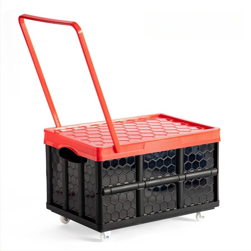 Ištraukiama sulankstoma saugyklos dėžė su ratukais, nešiojamas knygų organizatorius, talpa 0–5 L, logotipo spauda