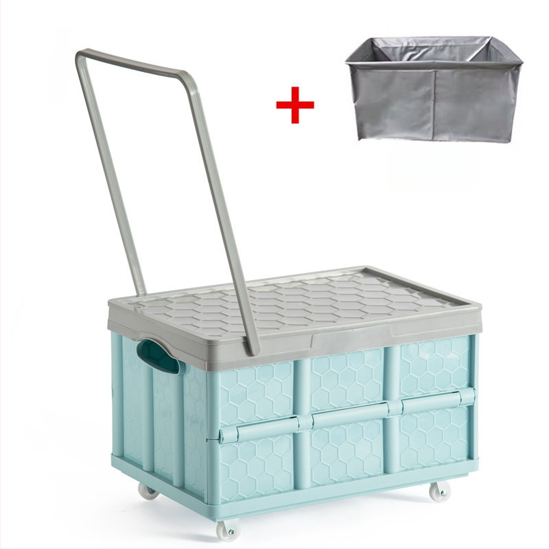 Ištraukiama sulankstoma saugyklos dėžė su ratukais, nešiojamas knygų organizatorius, talpa 0–5 L, logotipo spauda