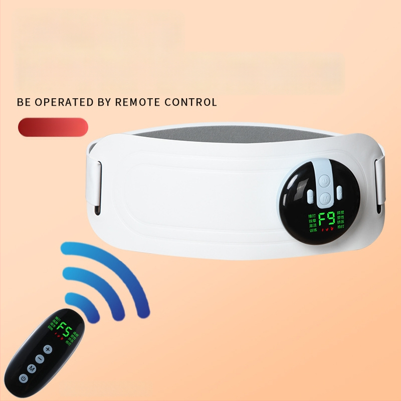 EMS impulsų masažo juosta su USB maitinimu, mechaninis valdymas, karšto kompresijos efektas, iki 4 masažo galvų, nuolatinis pavaros perdavimas