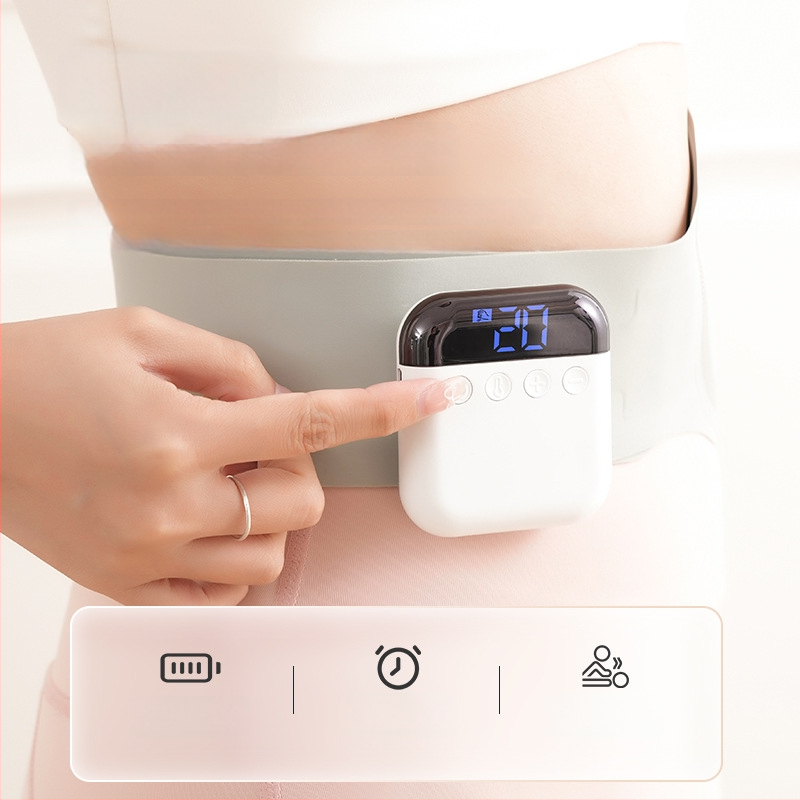 Juosmens masažuoklis – Nešiojamas EMS šildantis masažas diržas juosmeniui, kojų raumenims ir pilvui (Prekės ženklas: Kodak chicken; Masažo principas: karštas kompresas; Išleidimo data: 2025 m. liepa; Pritaikymo sritys: juosmuo, kojų raumenys, pilvas)