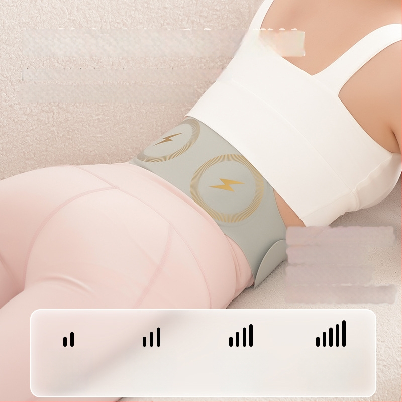 Juosmens masažuoklis – Nešiojamas EMS šildantis masažas diržas juosmeniui, kojų raumenims ir pilvui (Prekės ženklas: Kodak chicken; Masažo principas: karštas kompresas; Išleidimo data: 2025 m. liepa; Pritaikymo sritys: juosmuo, kojų raumenys, pilvas)