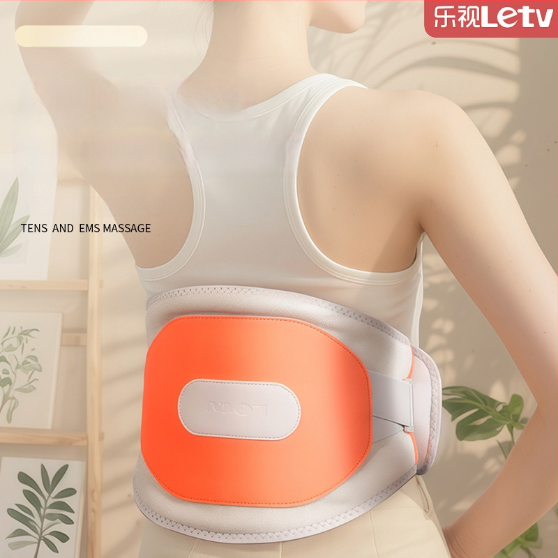 Įkraunama šildoma juosmens masažo juosta su vibruojančiu ir karšto kompresijos principu, Mugwort terapija, iki 4 masažo galvų, XP-101