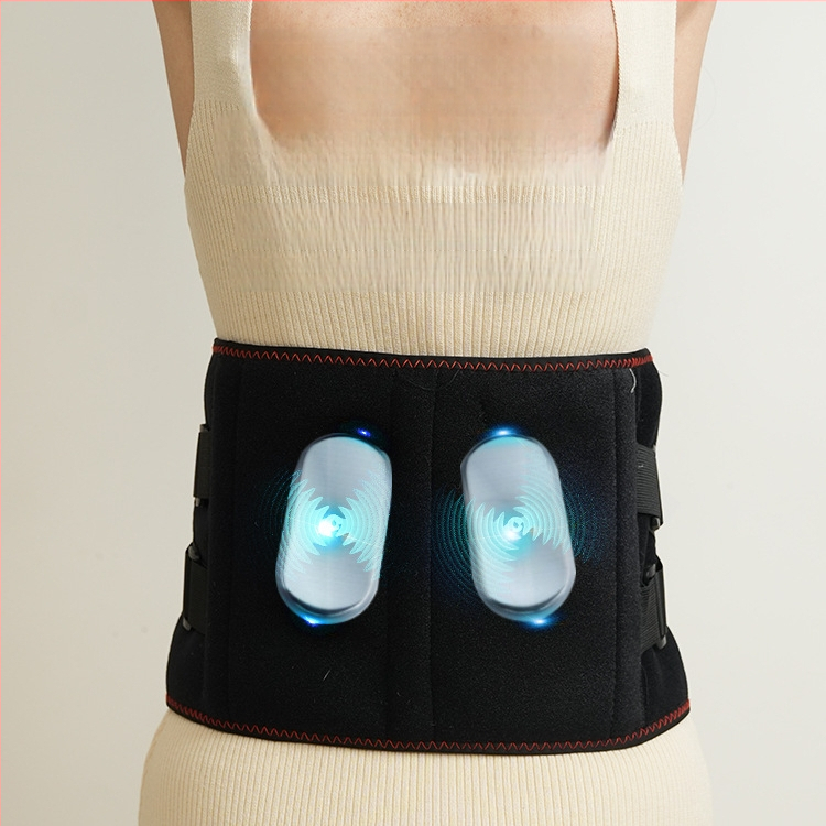 Be laidų juosmens masažuoklis Hongzhi su įkaitinimu ir šilto kompreso funkcija, vibracija, mechaninis valdymas, iki 4 masažo galvų