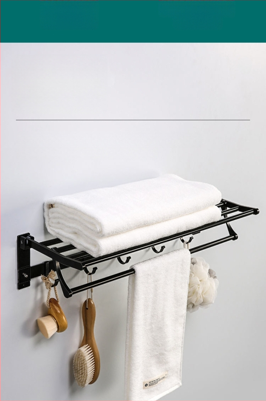 Rankšluosčių laikiklis, dviejų aukštų, Ferroalloy medžiaga, oksidacijos danga, apkrova 30 kg, šiuolaikiškas minimalistinis stilius