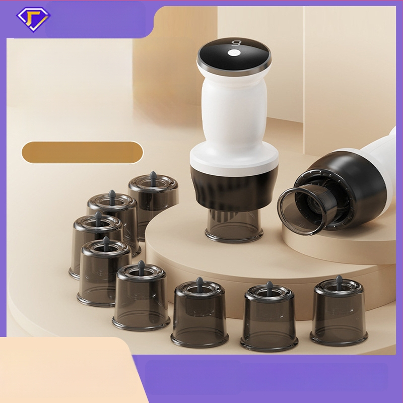 Mājas lietošanai pilnībā automātiska gudra kupēšanas iekārta un gua sha — vadība ar pogu, mehāniskā poga, universāla saderība, modelis MY-08