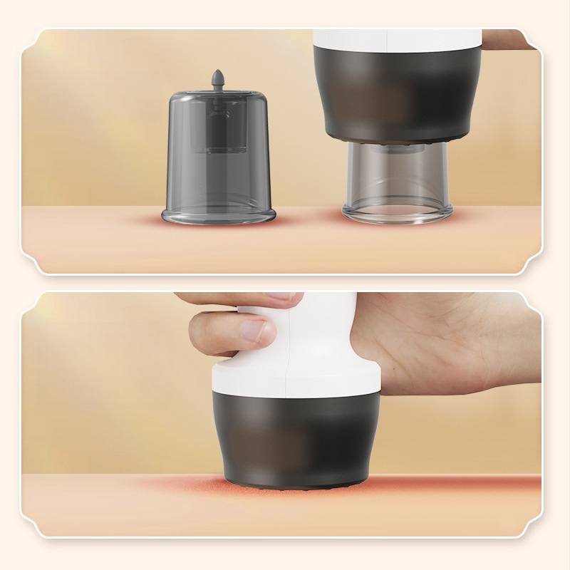 Mājas lietošanai pilnībā automātiska gudra kupēšanas iekārta un gua sha — vadība ar pogu, mehāniskā poga, universāla saderība, modelis MY-08