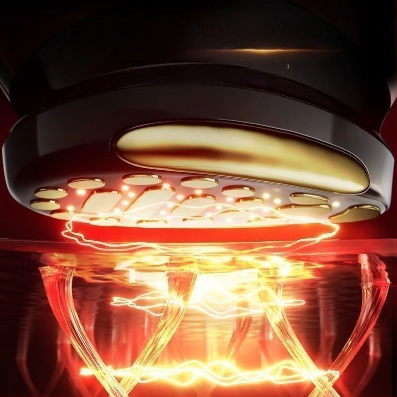 38 elektrodų mikro srovės veido įrenginys pakėlimui, formavimui, atnaujinimui, kontūravimui ir spalvotam šviesai — visas veidas, nešiojamas, įmontuota 800–1000mAh baterija, IPX1