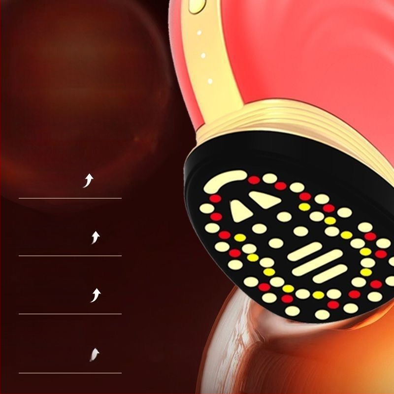 38 elektrodų mikro srovės veido įrenginys pakėlimui, formavimui, atnaujinimui, kontūravimui ir spalvotam šviesai — visas veidas, nešiojamas, įmontuota 800–1000mAh baterija, IPX1