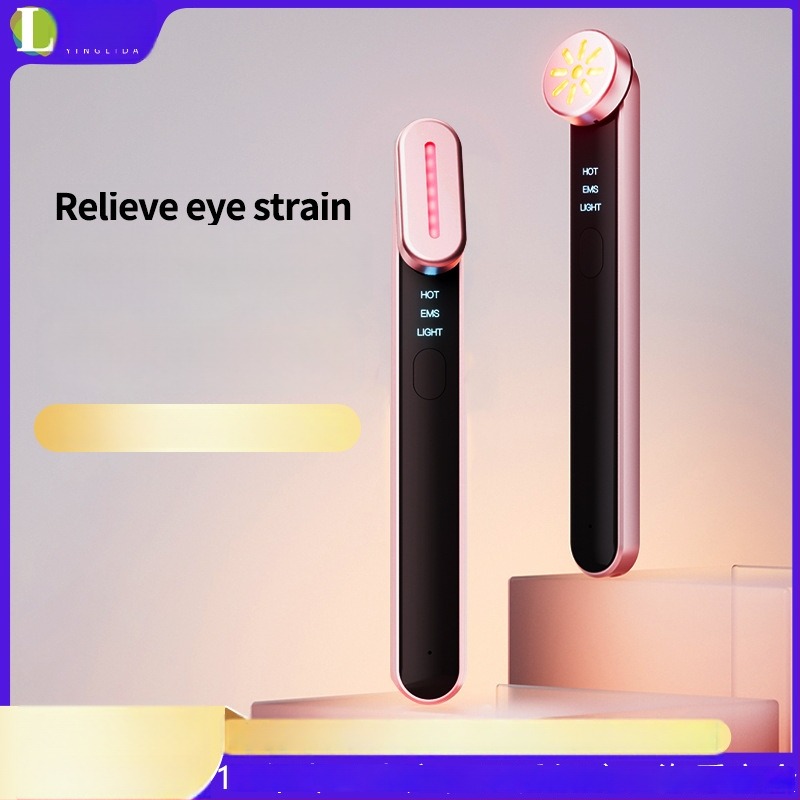 Akių priežiūros įrenginys su EMS mikro srove, šildantis kompresas ir liftas, įmontuota 300–500 mAh baterija, IPX7 atsparus vandeniui