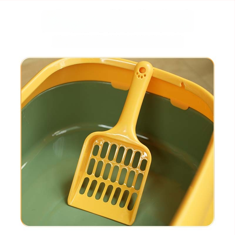 Kaķu smilšu kaste, kvadrātiska forma, PP materiāls, piemērots kaķiem, bez viedajām funkcijām, standarta specifikācija