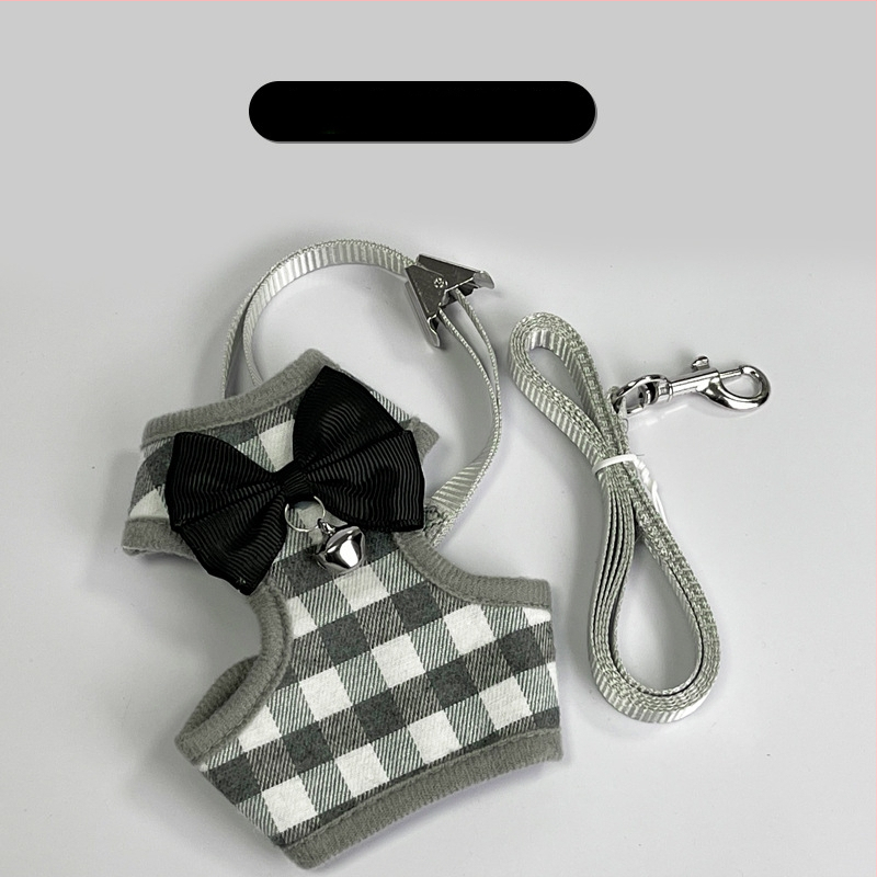 Mačací vestový postroj s vodítkom (Traction Belt) — Proti úniku, Polyester, Pevná dĺžka, Pre mačky, Značka: Mrqim