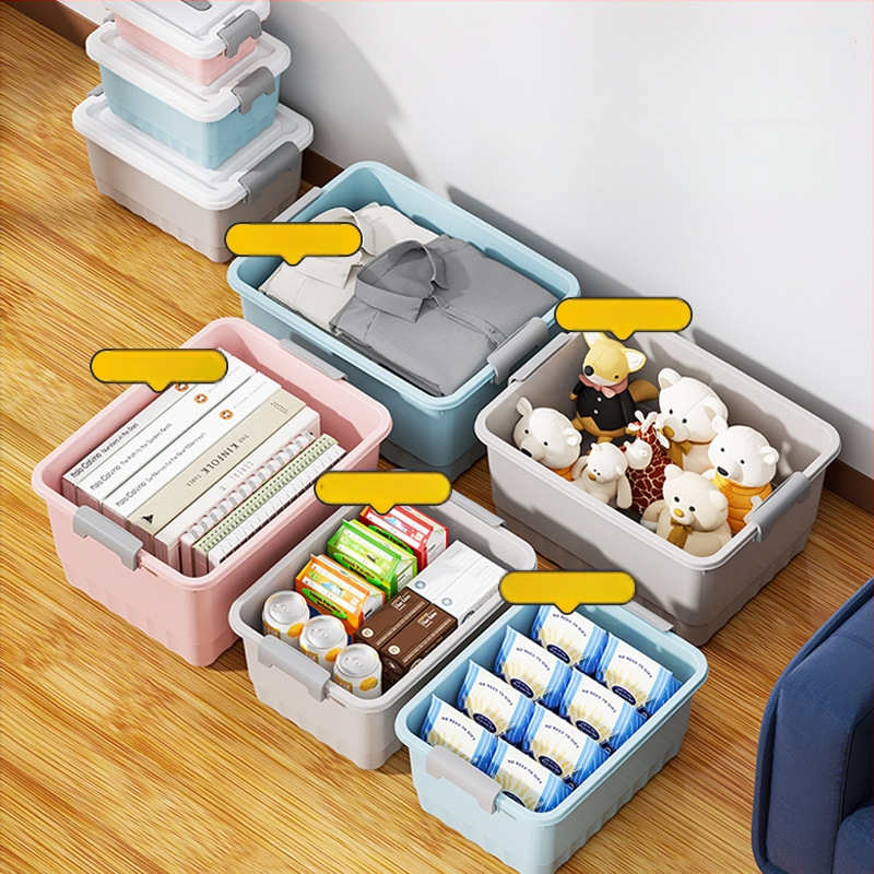 PP plastikinė saugyklinė dėžė, dulkių atsparus daugiafunkcinis organizatorius, nešiojamas apatiniams drabužiams, drabužiams, žaislams, kosmetikai