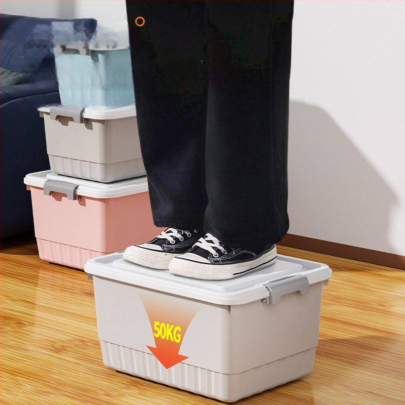 PP plastikinė saugyklinė dėžė, dulkių atsparus daugiafunkcinis organizatorius, nešiojamas apatiniams drabužiams, drabužiams, žaislams, kosmetikai