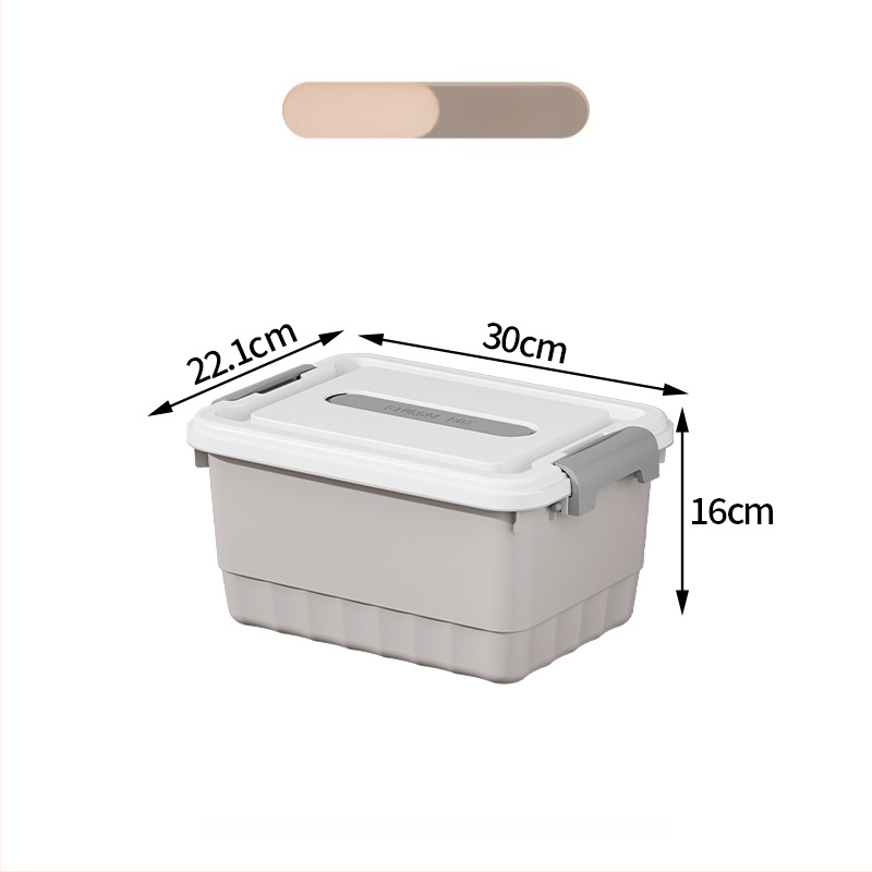 PP plastikinė saugyklinė dėžė, dulkių atsparus daugiafunkcinis organizatorius, nešiojamas apatiniams drabužiams, drabužiams, žaislams, kosmetikai
