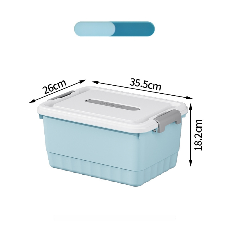 PP plastikinė saugyklinė dėžė, dulkių atsparus daugiafunkcinis organizatorius, nešiojamas apatiniams drabužiams, drabužiams, žaislams, kosmetikai