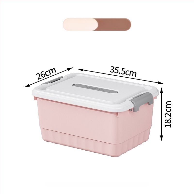 PP plastikinė saugyklinė dėžė, dulkių atsparus daugiafunkcinis organizatorius, nešiojamas apatiniams drabužiams, drabužiams, žaislams, kosmetikai