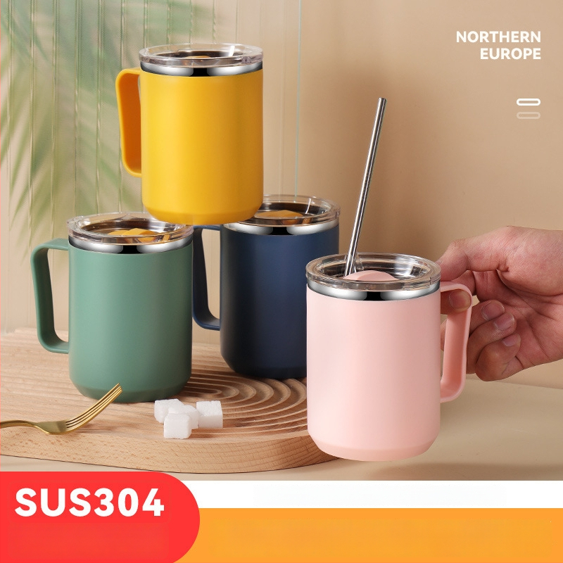 SEAL LOCK 304 roostevabast terasest kruus käepidemiga ja kaanega, INS stiil