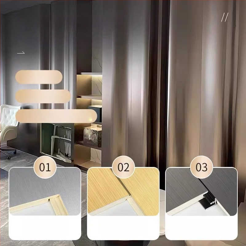 PVC sienų panelė, plokščia, Naujasis Kinijos stilius, garso izoliacijos indeksas 001, šilumos laidumas 001