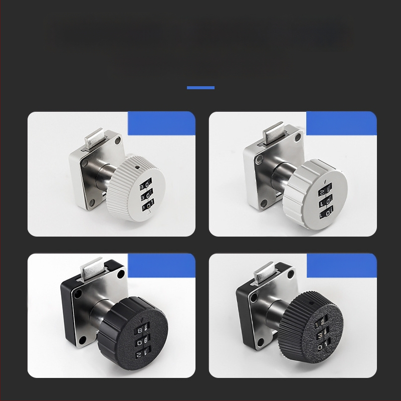 Mehaaniline paroollukustussüsteem büroomööblile – mudel 138; materjal: tsingi sulam ja plastik; sobib sahtlitele, arhivaarskapidele ja kappidele; varjatud paigaldus