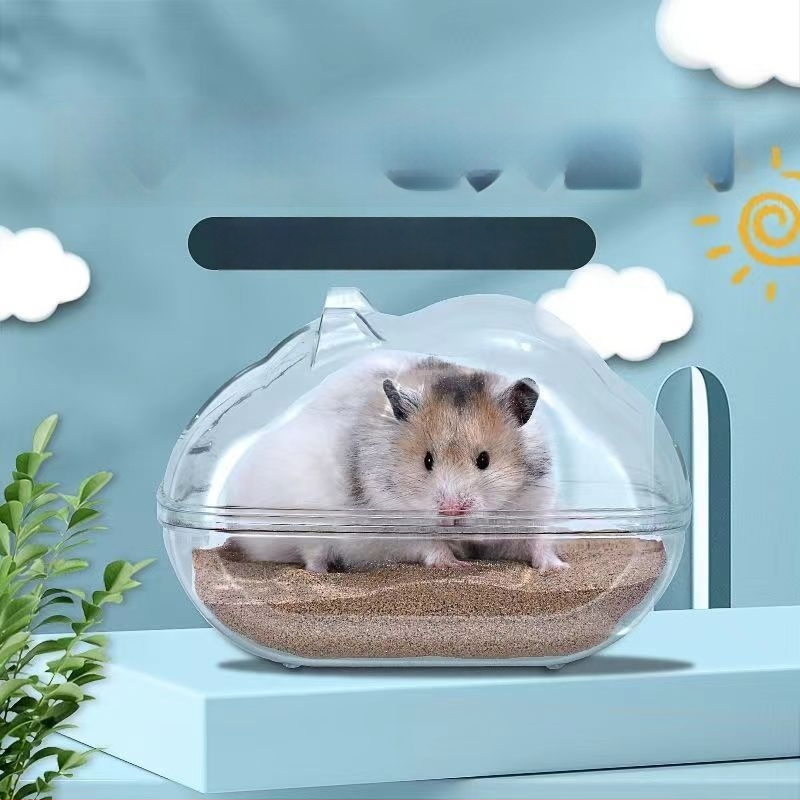 Hamsterio vonia su dvigubu naudojimu ir išoriniu priedu komplektu