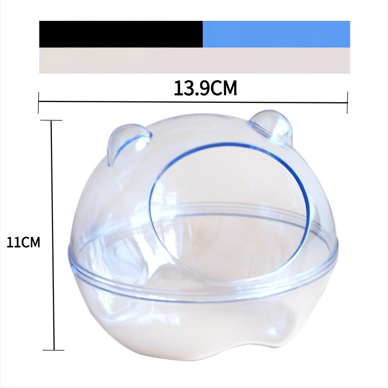 Hamsterio vonia su dvigubu naudojimu ir išoriniu priedu komplektu