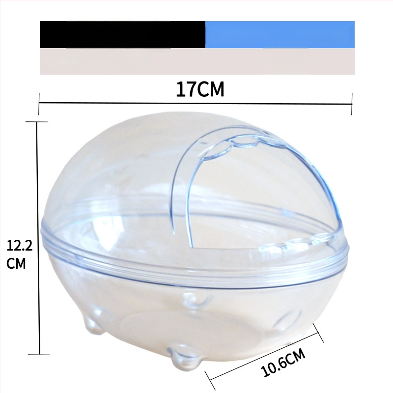 Hamsterio vonia su dvigubu naudojimu ir išoriniu priedu komplektu