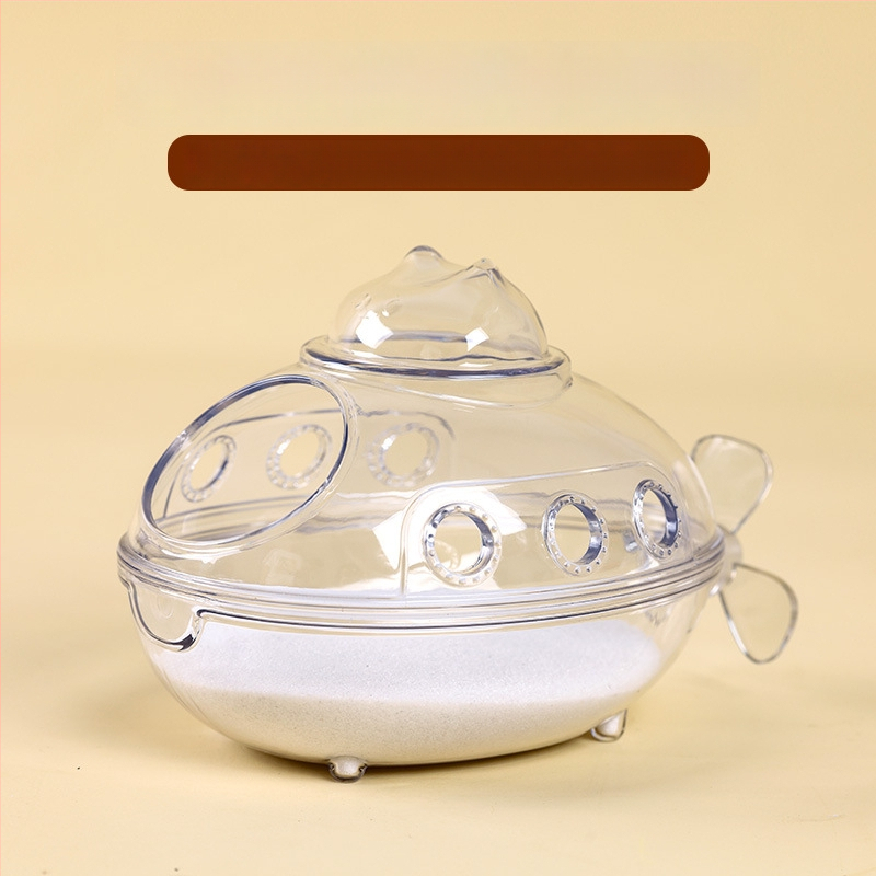 Hamsterio vonia su dvigubu naudojimu ir išoriniu priedu komplektu