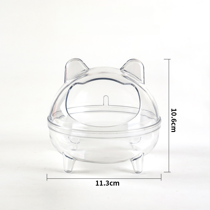 Hamsterio vonia su dvigubu naudojimu ir išoriniu priedu komplektu