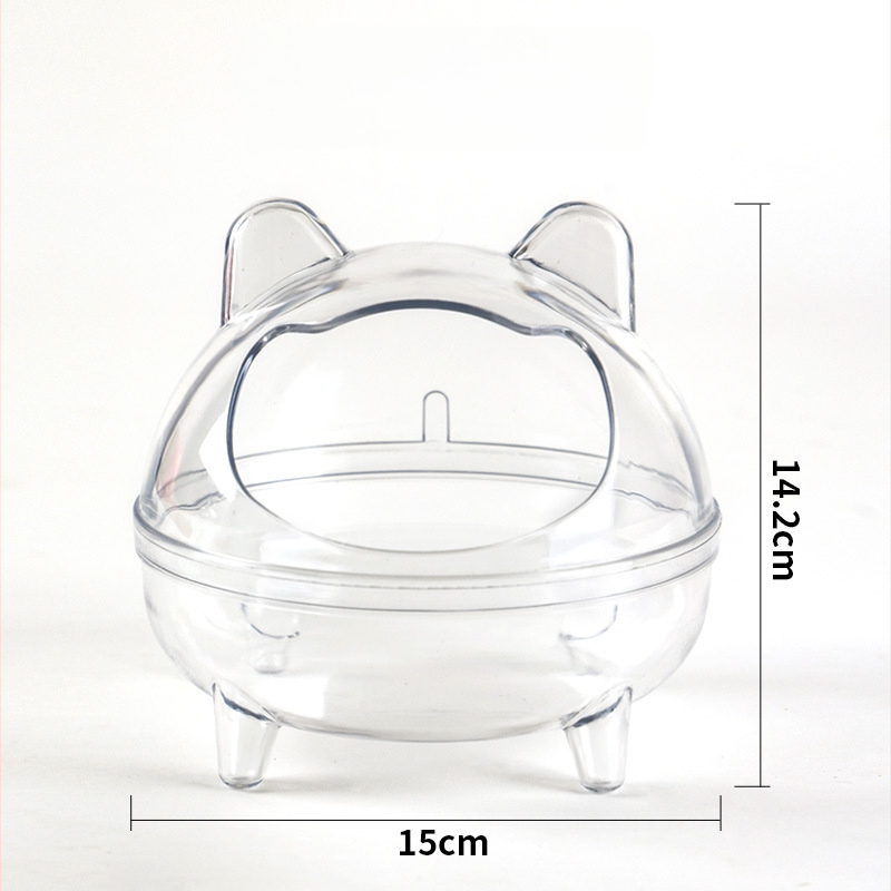 Hamsterio vonia su dvigubu naudojimu ir išoriniu priedu komplektu