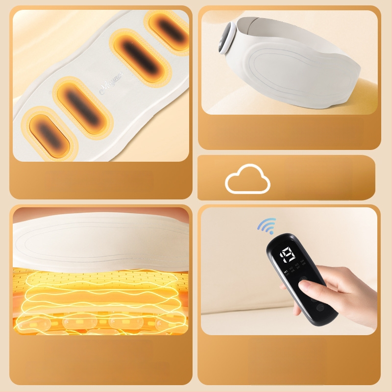 USB maitinama šildymo juosta liemens masažui, mikro srovės šilumos terapija, 3 pakopa, mechaninis valdymas