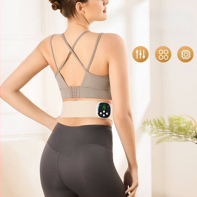 USB maitinama šildymo juosta liemens masažui, mikro srovės šilumos terapija, 3 pakopa, mechaninis valdymas