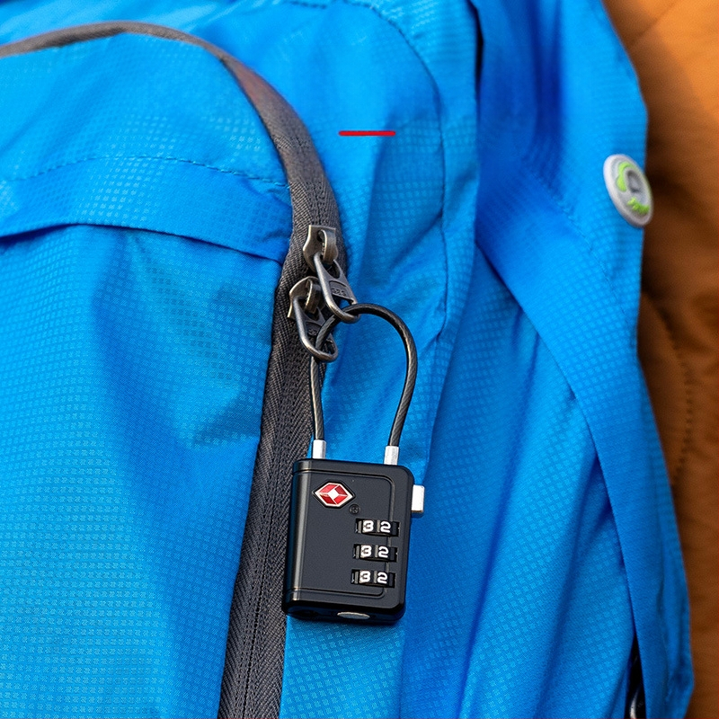 Simplicity TSA bagažo užraktas su 4 skaitmenų kombinacija, cinko lydinys, modelis 23221