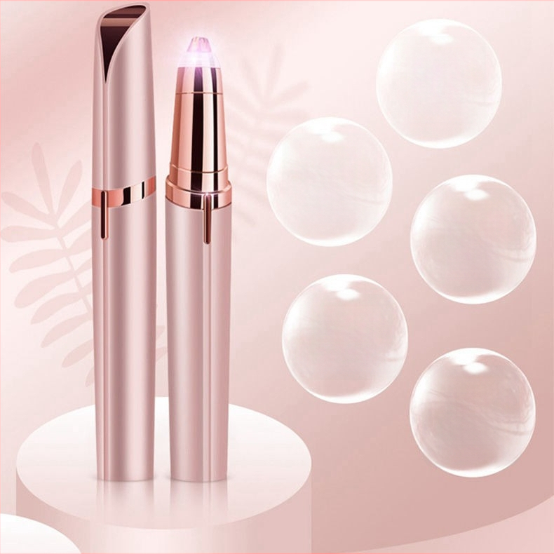 Elektriline kulmude lõikur USB-toitega, kaasaskantav, ei pese veega, kaal 40 g, mitte-volditav käepide, materjal: abd