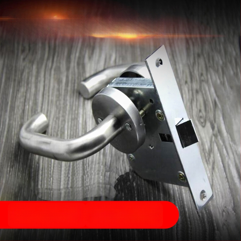 Nerūdijančio plieno praėjimo durų spyna, rankenos tipo spyna, modelis Aisle lock, skirtas ugniagesių durims ir praėjimo durims, modernus paprastas stilius