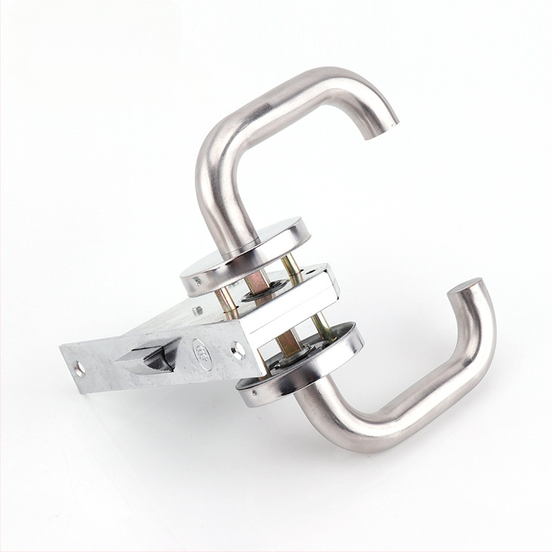 Nerūdijančio plieno praėjimo durų spyna, rankenos tipo spyna, modelis Aisle lock, skirtas ugniagesių durims ir praėjimo durims, modernus paprastas stilius