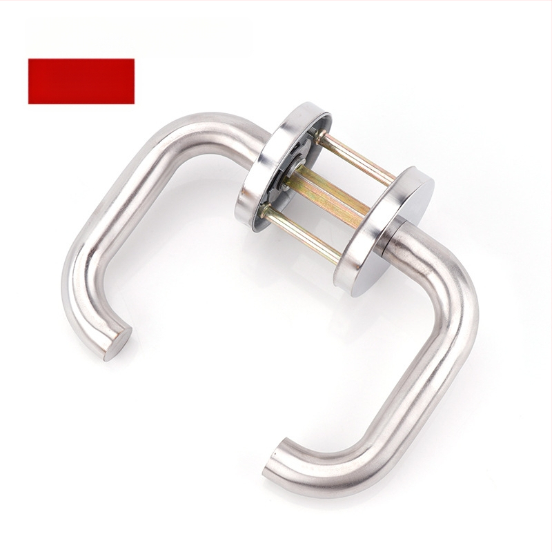 Nerūdijančio plieno praėjimo durų spyna, rankenos tipo spyna, modelis Aisle lock, skirtas ugniagesių durims ir praėjimo durims, modernus paprastas stilius