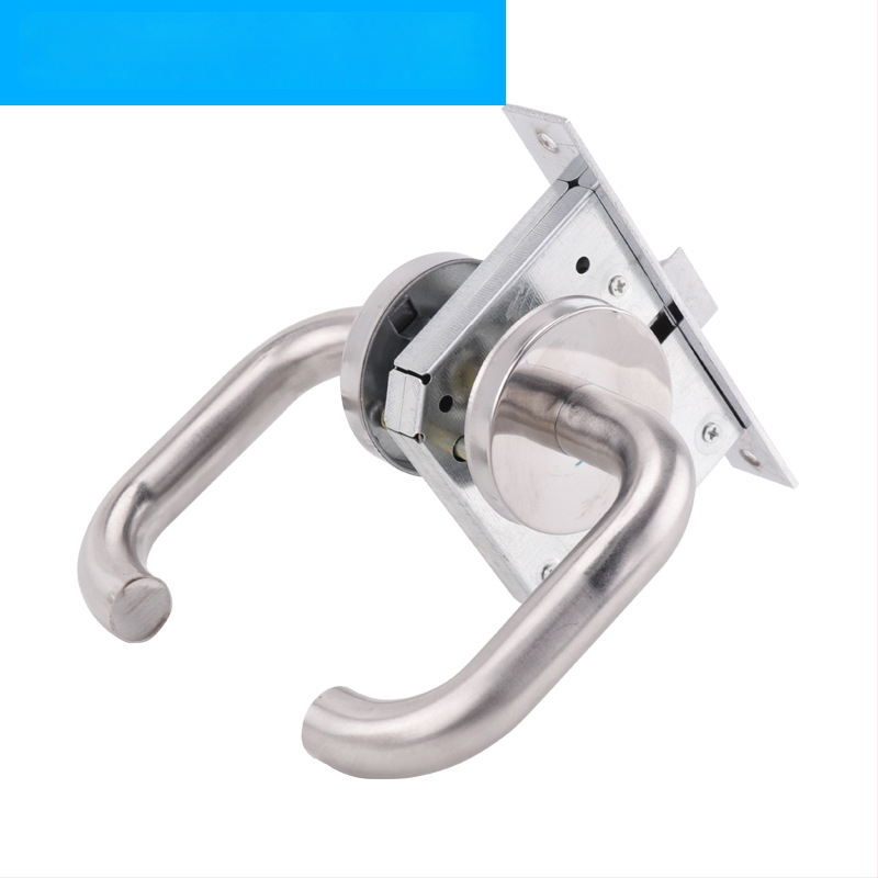 Nerūdijančio plieno praėjimo durų spyna, rankenos tipo spyna, modelis Aisle lock, skirtas ugniagesių durims ir praėjimo durims, modernus paprastas stilius