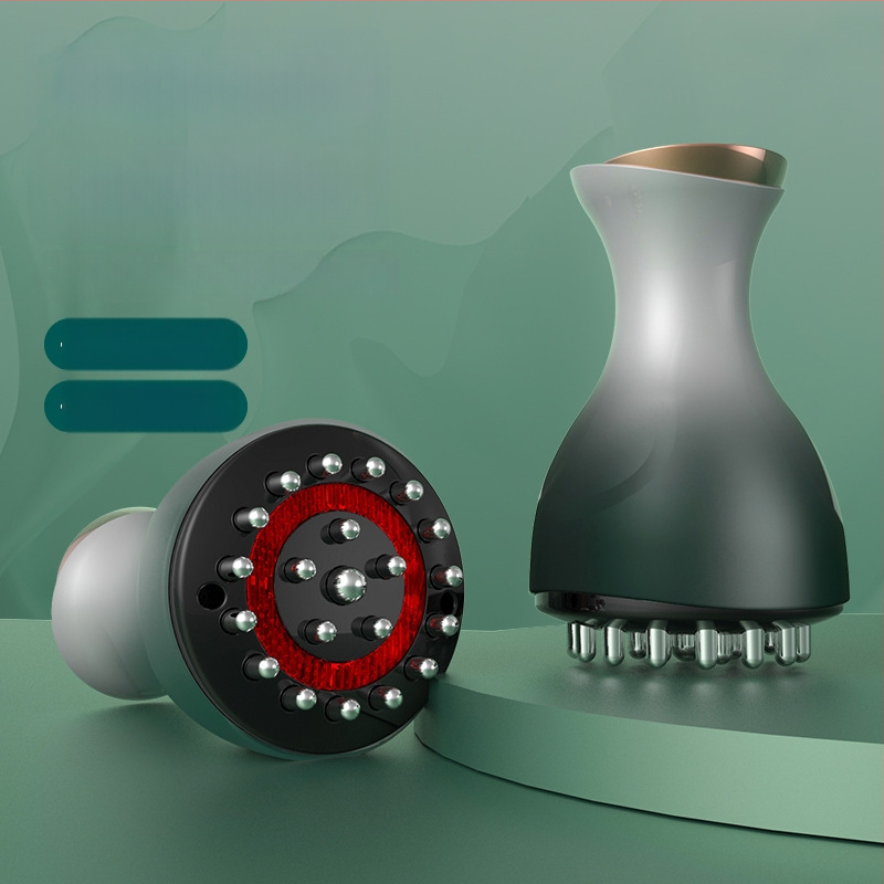 Elektriskais meridiānu masieris visam ķermenim, uzlādējams, pogu vadība, 9 līmeņu temperatūras vadība, ABS korpuss, modelis Zs-0015