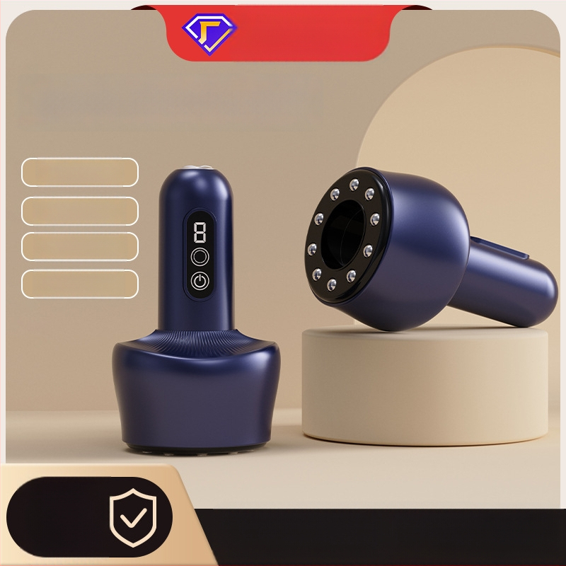 Elektriskais gua sha un vakuuma masieris, uzlādējams, modelis ZY-08, zīmols Zhouya Tianxing, vadība ar skārienjutīgu un pogu