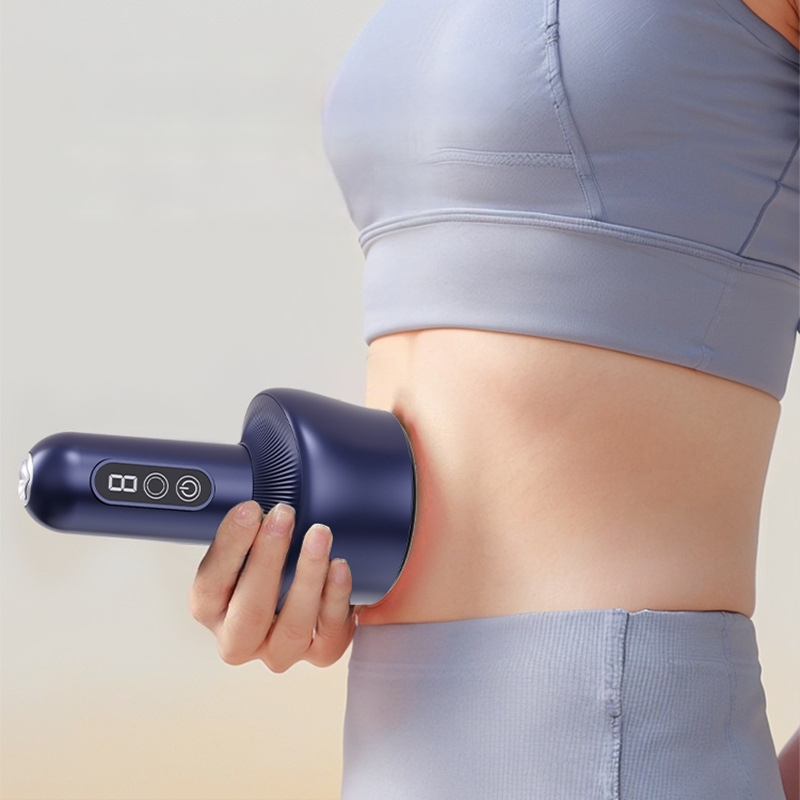 Elektriskais gua sha un vakuuma masieris, uzlādējams, modelis ZY-08, zīmols Zhouya Tianxing, vadība ar skārienjutīgu un pogu